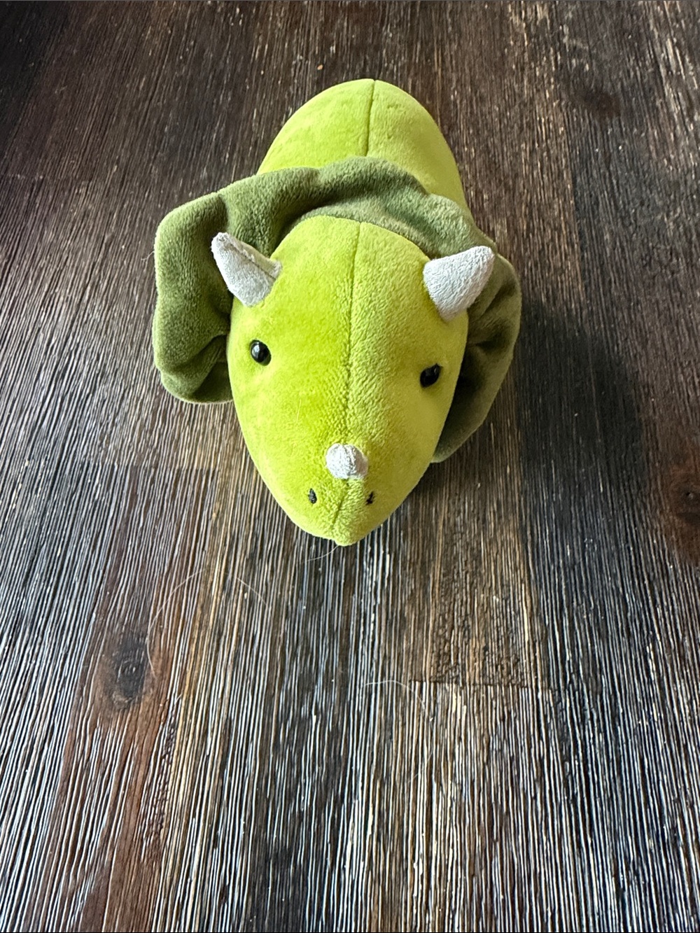 Jellycat Lime Green Triceratops Plush